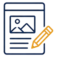 blog-creation Blog creation icon, SEO for public adjusters