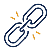 link-building Link building icon, SEO for public adjusters