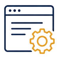 website-management Website management icon, SEO for public adjusters